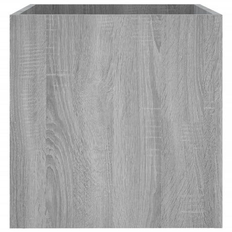 Plantenbak 40x40x40 cm bewerkt hout grijs sonoma eiken - AllerleiShop