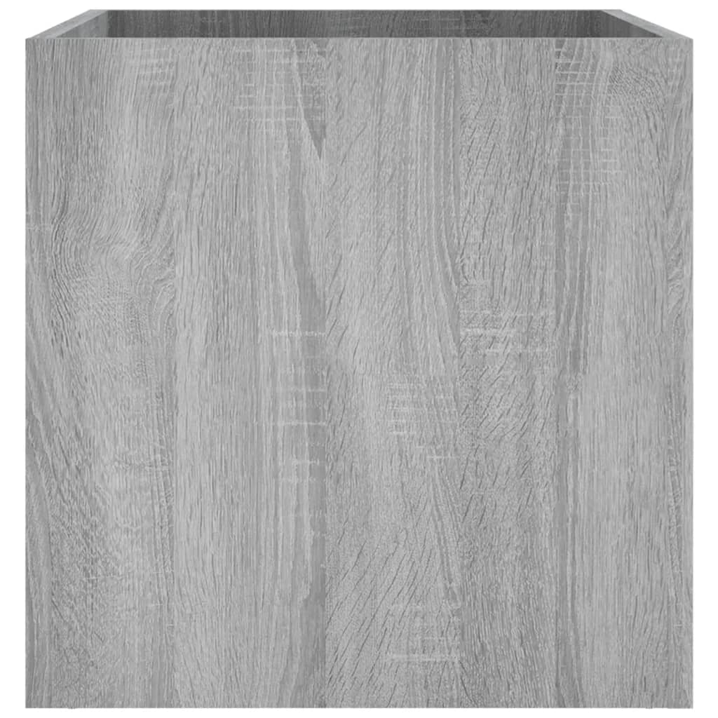 Plantenbak 40x40x40 cm bewerkt hout grijs sonoma eiken - AllerleiShop