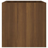 Plantenbak 40x40x40 cm bewerkt hout bruineiken - AllerleiShop