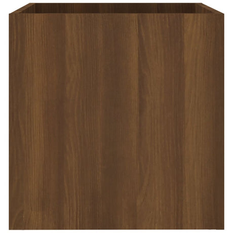 Plantenbak 40x40x40 cm bewerkt hout bruineiken - AllerleiShop