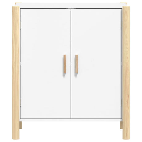 Dressoir 62x38x70 cm bewerkt hout wit - AllerleiShop