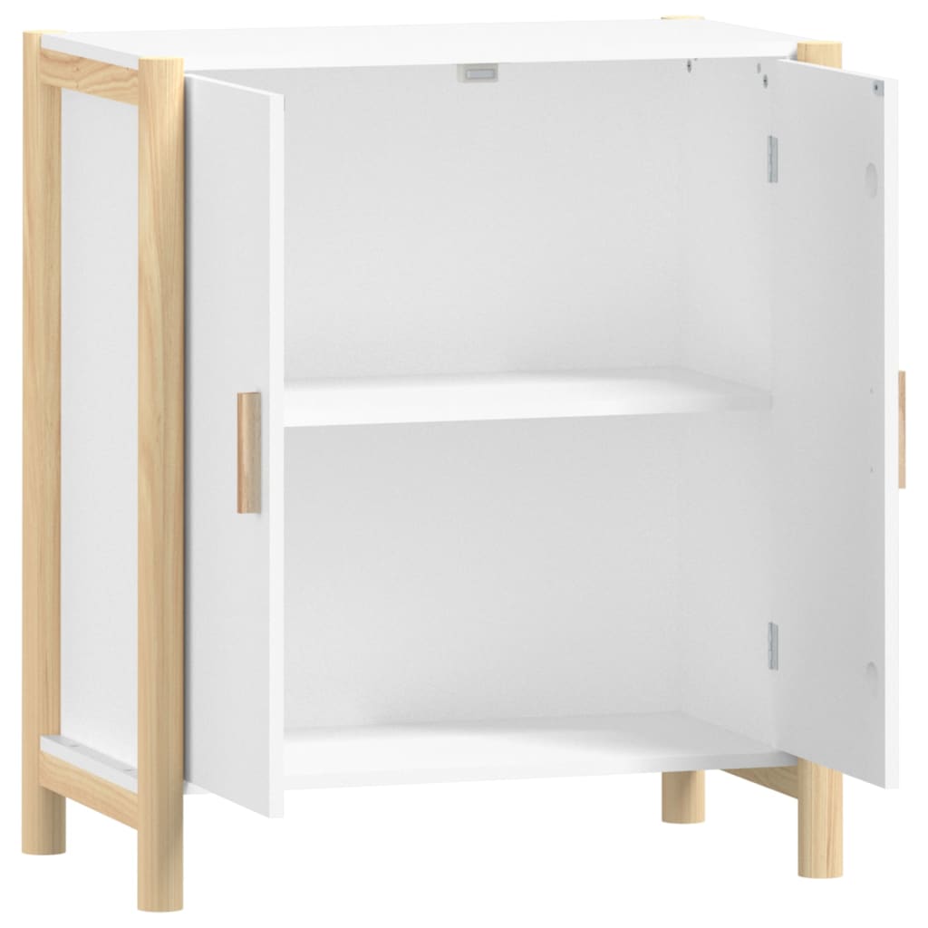 Dressoir 62x38x70 cm bewerkt hout wit - AllerleiShop