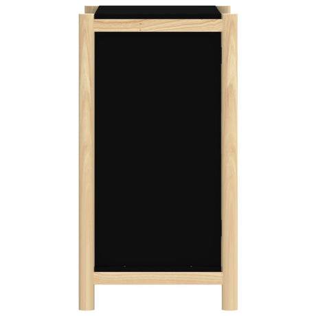 Dressoir 62x38x70 cm bewerkt hout zwart - AllerleiShop