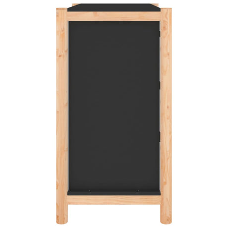 Dressoir 62x38x70 cm bewerkt hout zwart - AllerleiShop