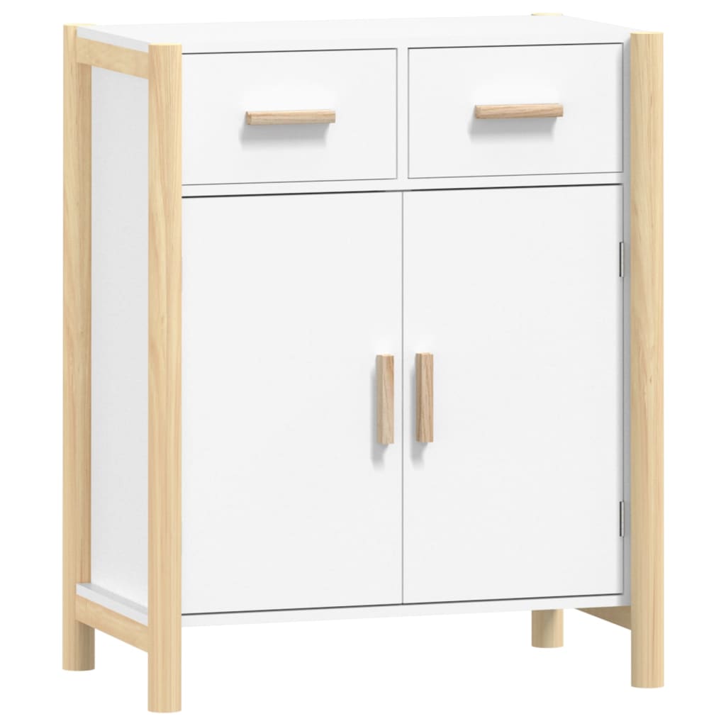 Dressoir 62x38x75 cm bewerkt hout wit - AllerleiShop