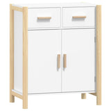 Dressoir 62x38x75 cm bewerkt hout wit - AllerleiShop