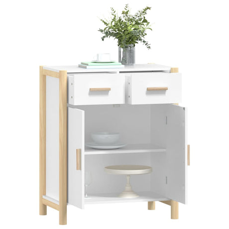 Dressoir 62x38x75 cm bewerkt hout wit - AllerleiShop