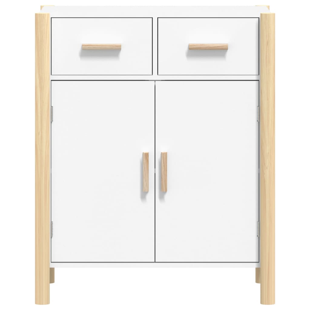 Dressoir 62x38x75 cm bewerkt hout wit - AllerleiShop