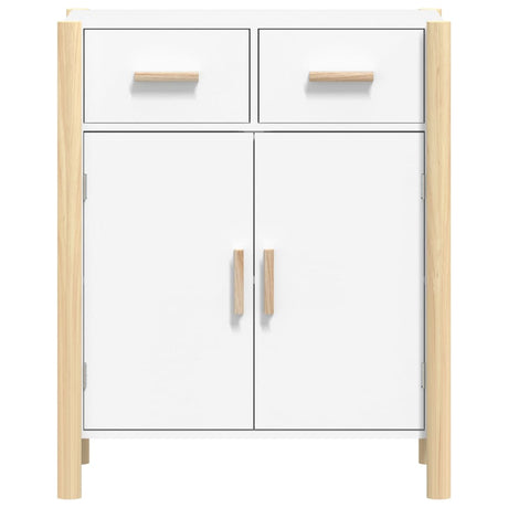 Dressoir 62x38x75 cm bewerkt hout wit - AllerleiShop