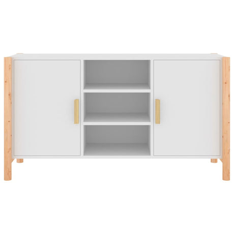 Dressoir 107x38x60 cm bewerkt hout wit - AllerleiShop