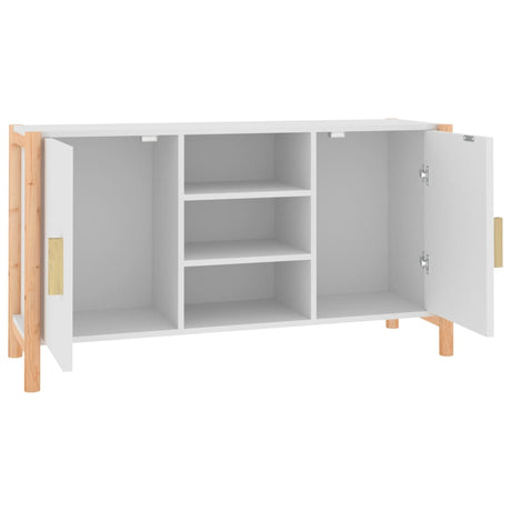 Dressoir 107x38x60 cm bewerkt hout wit - AllerleiShop