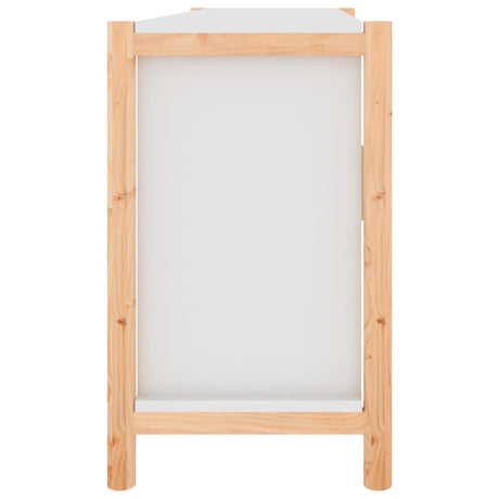 Dressoir 107x38x60 cm bewerkt hout wit - AllerleiShop