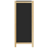 Hoge kast 42x38x90 cm bewerkt hout zwart - AllerleiShop