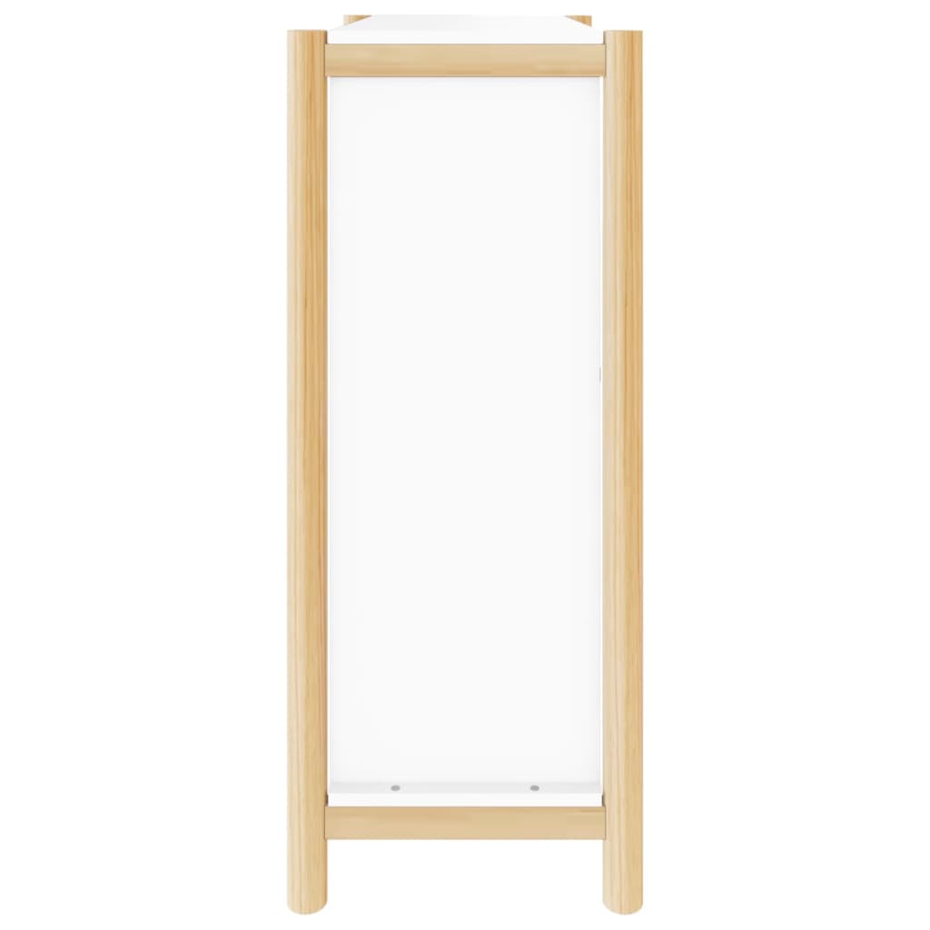 Schoenenkast 57,5x33x80 cm bewerkt hout wit - AllerleiShop