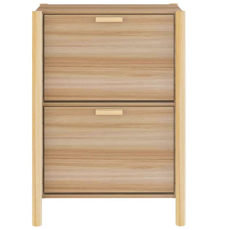 Schoenenkast 57,5x33x80 cm bewerkt hout - AllerleiShop