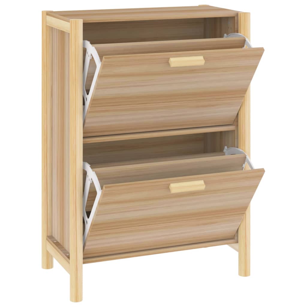 Schoenenkast 57,5x33x80 cm bewerkt hout - AllerleiShop