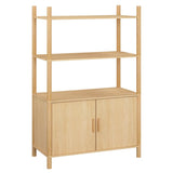 Hoge kast 80x40x121 bewerkt hout - AllerleiShop