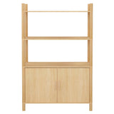 Hoge kast 80x40x121 bewerkt hout - AllerleiShop