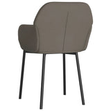 Eetkamerstoelen 2 st fluweel donkergrijs - AllerleiShop