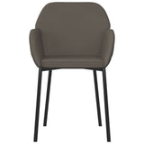 Eetkamerstoelen 2 st fluweel donkergrijs - AllerleiShop