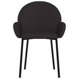 Eetkamerstoelen 2 st kunstleer zwart - AllerleiShop