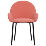 Eetkamerstoelen 2 st fluweel roze - AllerleiShop