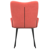 Eetkamerstoelen 2 st fluweel roze - AllerleiShop