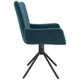 Eetkamerstoelen draaibaar 2 st fluweel blauw - AllerleiShop