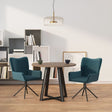 Eetkamerstoelen draaibaar 2 st fluweel blauw - AllerleiShop