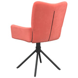 Eetkamerstoelen draaibaar 2 st fluweel roze - AllerleiShop