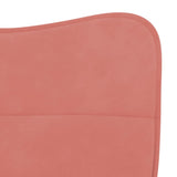 Eetkamerstoelen 2 st fluweel roze - AllerleiShop