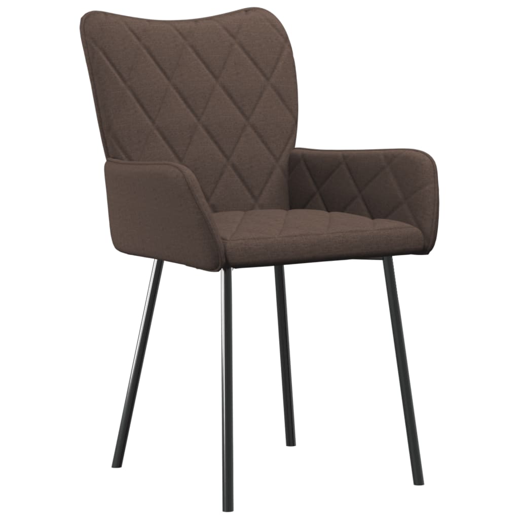 Eetkamerstoelen draaibaar 2 st stof taupe - AllerleiShop