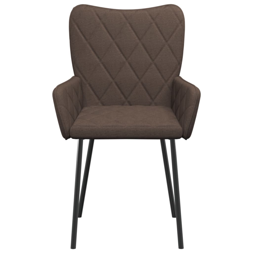 Eetkamerstoelen draaibaar 2 st stof taupe - AllerleiShop