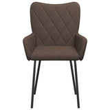 Eetkamerstoelen draaibaar 2 st stof taupe - AllerleiShop