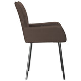 Eetkamerstoelen draaibaar 2 st stof taupe - AllerleiShop