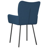 Eetkamerstoelen 2 st stof blauw - AllerleiShop