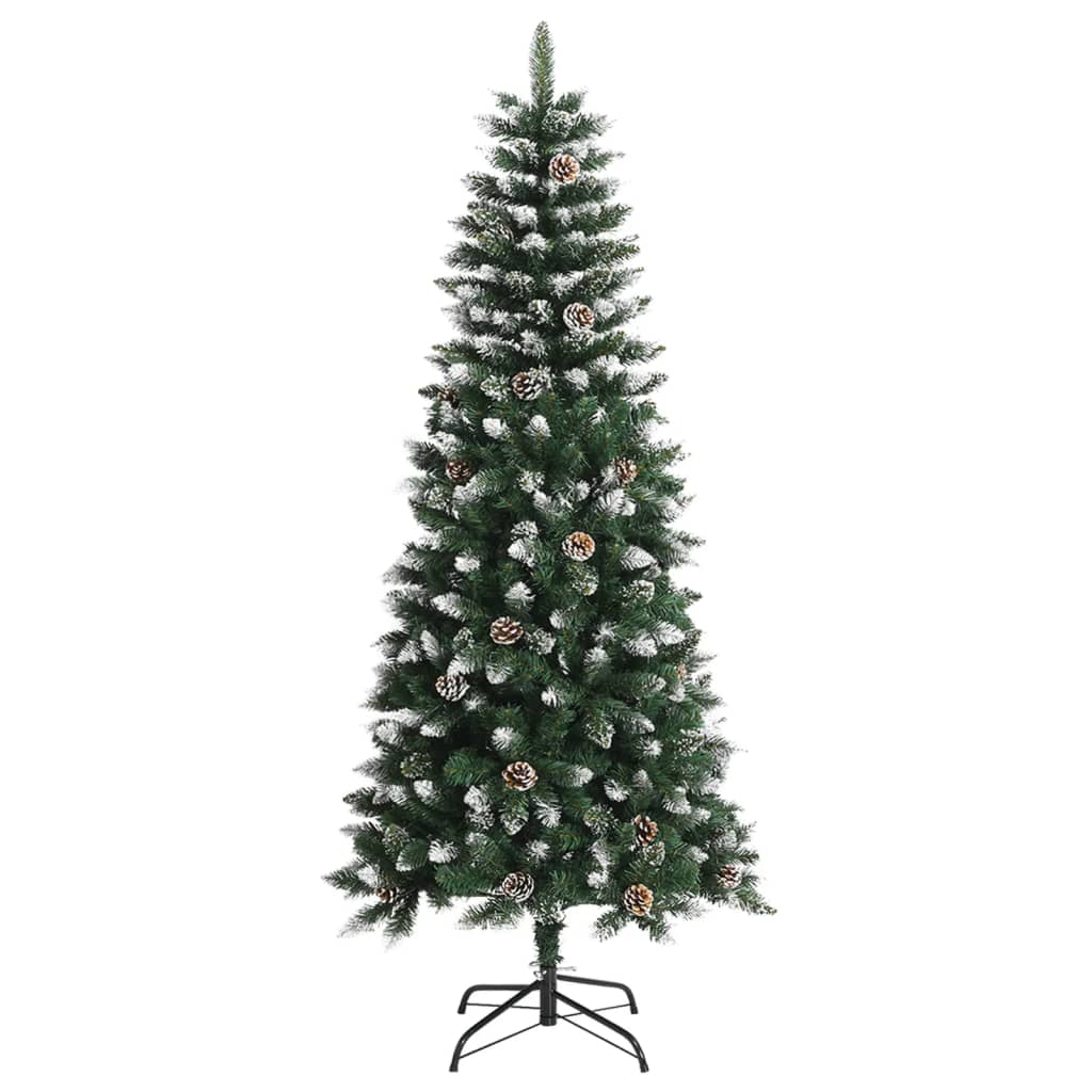 Kunstkerstboom met standaard 150 cm PVC groen - AllerleiShop