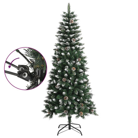 Kunstkerstboom met standaard 150 cm PVC groen - AllerleiShop