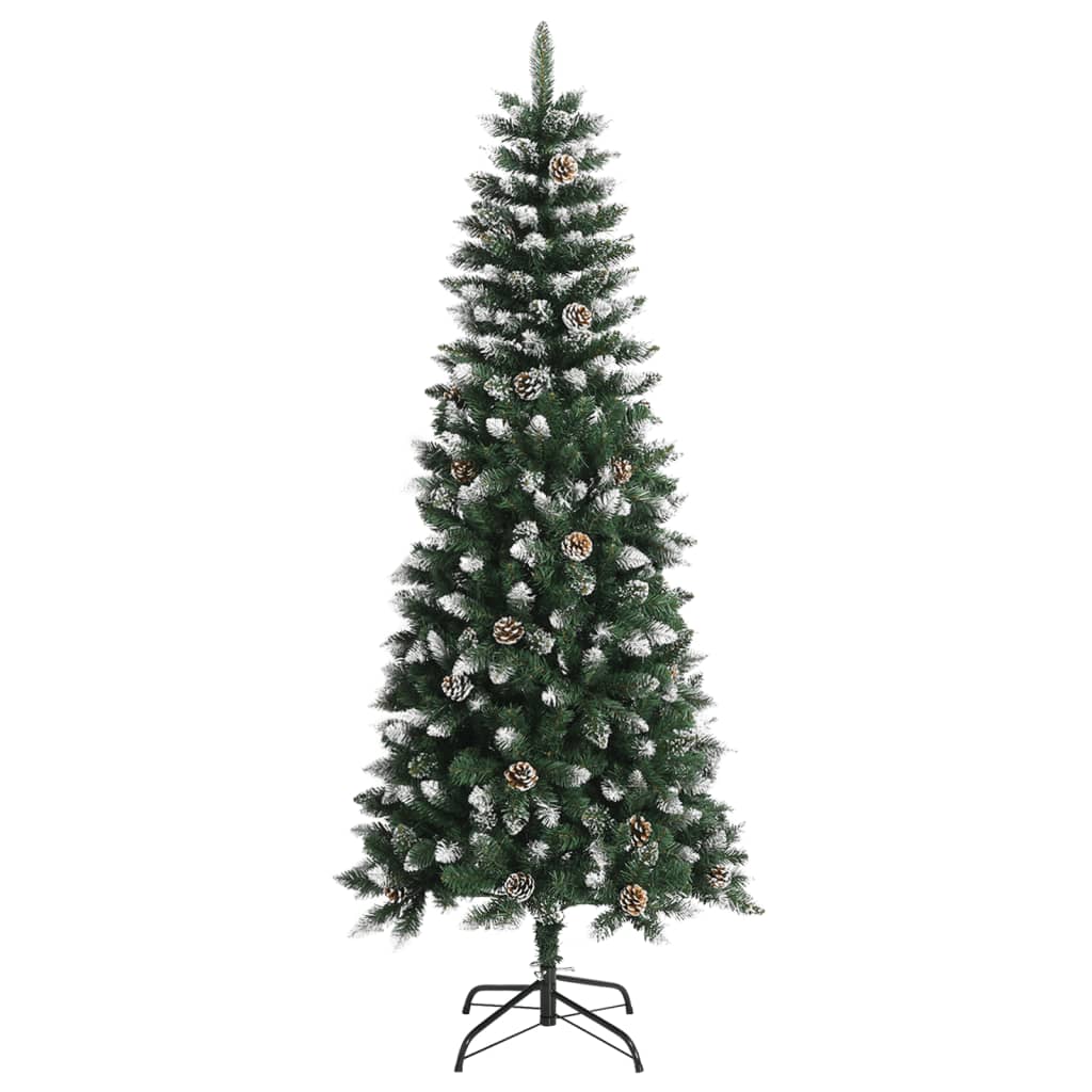 Kunstkerstboom met standaard 180 cm PVC groen - AllerleiShop