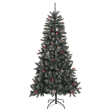 Kunstkerstboom met standaard 210 cm PVC groen - AllerleiShop