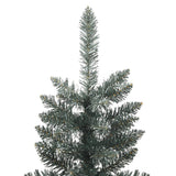 Kunstkerstboom met standaard smal 180 cm PVC groen - AllerleiShop