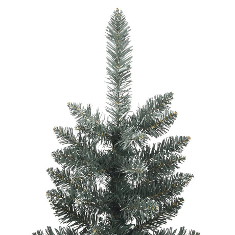 Kunstkerstboom met standaard smal 180 cm PVC groen - AllerleiShop