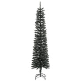 Kunstkerstboom met standaard smal 240 cm PVC groen - AllerleiShop