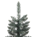 Kunstkerstboom met standaard smal 240 cm PVC groen - AllerleiShop