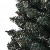 Kunstkerstboom met standaard smal 240 cm PVC groen - AllerleiShop