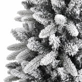 Kunstkerstboom met sneeuw 120 cm PVC en PE - AllerleiShop