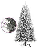 Kunstkerstboom met sneeuw 120 cm PVC en PE - AllerleiShop