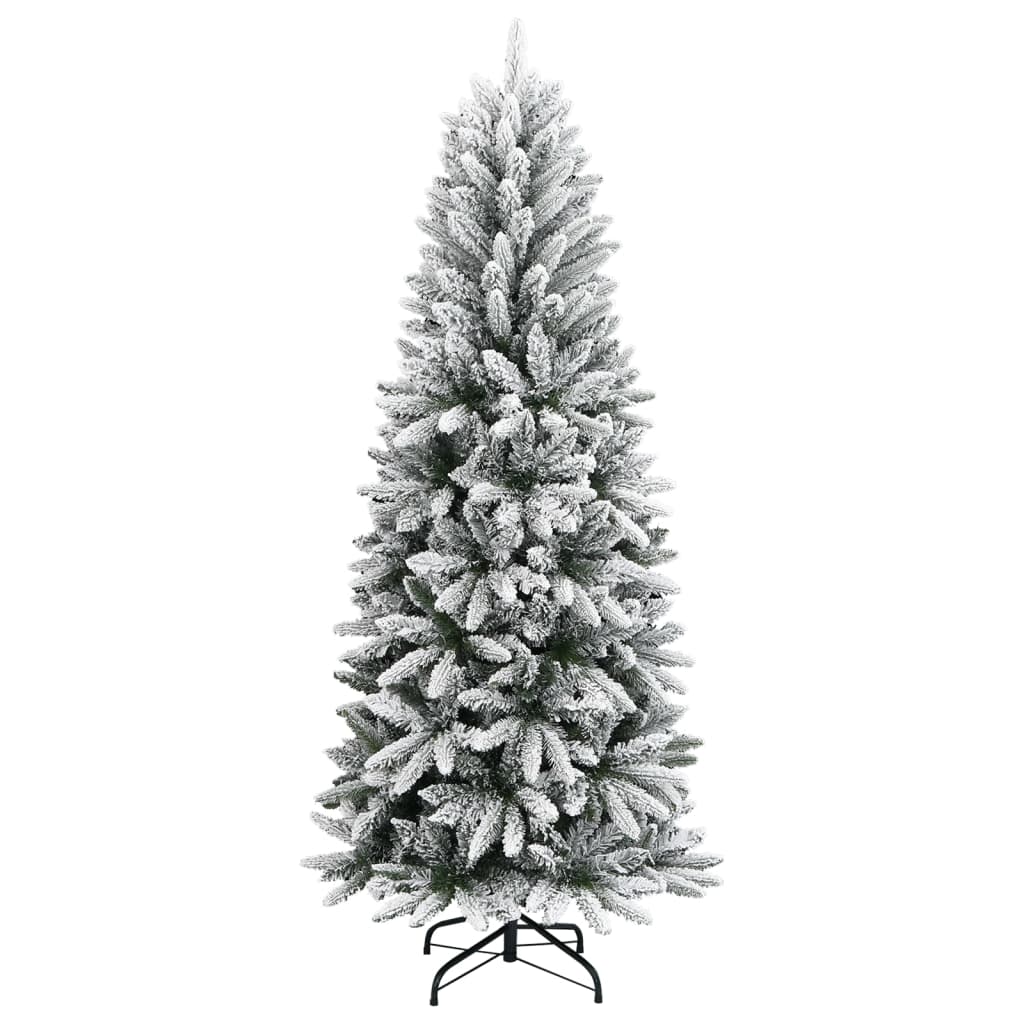 Kunstkerstboom met sneeuw 150 cm PVC en PE - AllerleiShop