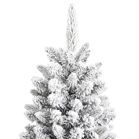 Kunstkerstboom met sneeuw 150 cm PVC en PE - AllerleiShop