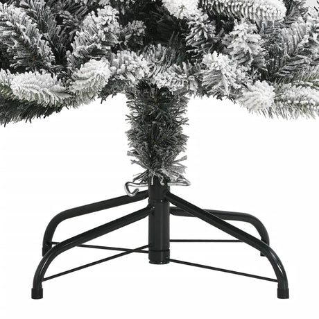 Kunstkerstboom met sneeuw 180 cm PVC en PE - AllerleiShop